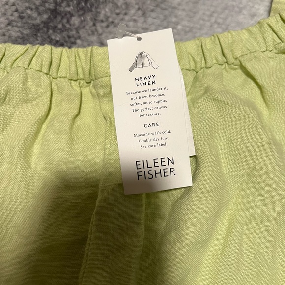 Eileen Fisher Capri Linen Pants - Picture 4 of 7